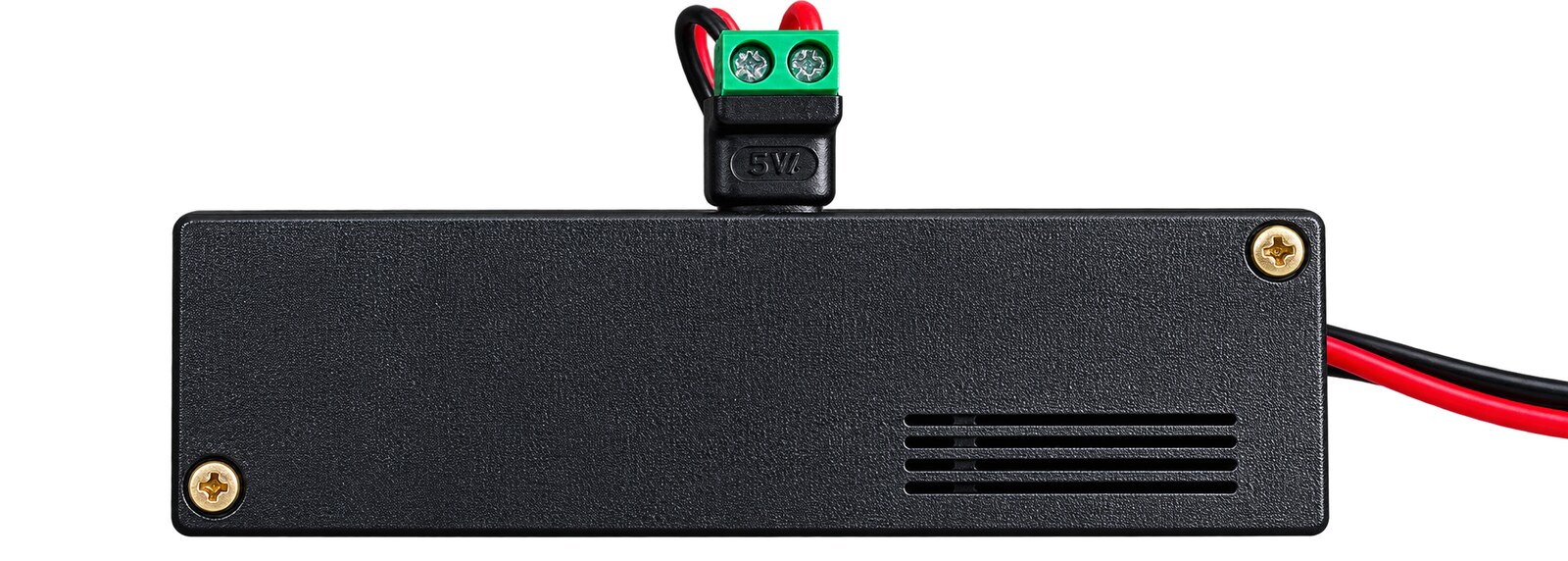 Closed 4G CampMatic box with the two case screws