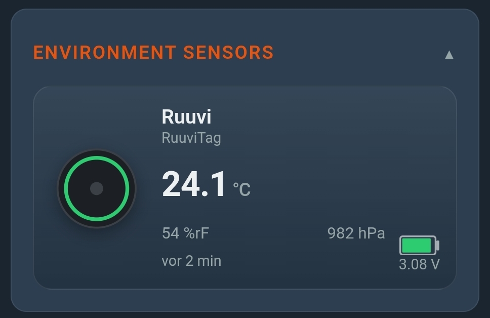 New: Ruuvi sensors in CampMatic — monitor temperature, humidity & air pressure in your motorhome